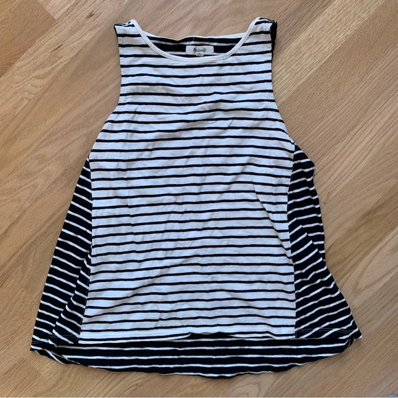 Madewell Forward Seam Tank Top in Stripe - Picture 3 of 5